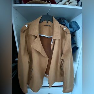 New Tahari Faux suede jacket - Brown